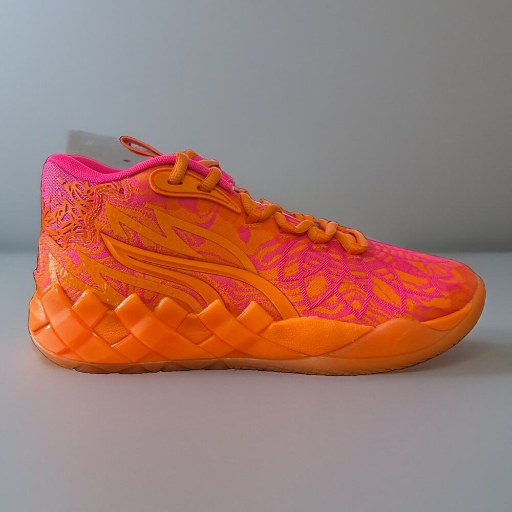 New Men's Size 10 Puma MB.01234 Mash-up Orange 312855-01 LaMelo Ball Melo
